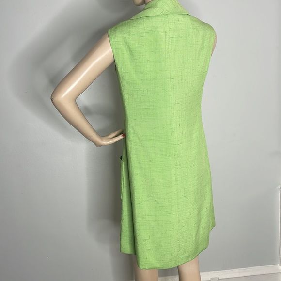 Vintage Mod Lime Green Adele Simpson Dress - Picture 8 of 15